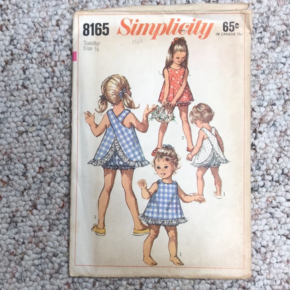 Vintage kids patterns -size 1/2-1 (toddler) - Picture 8 of 13